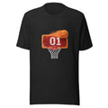 black Buzzer Beater t-shirt neon orange glow countdown basketbal