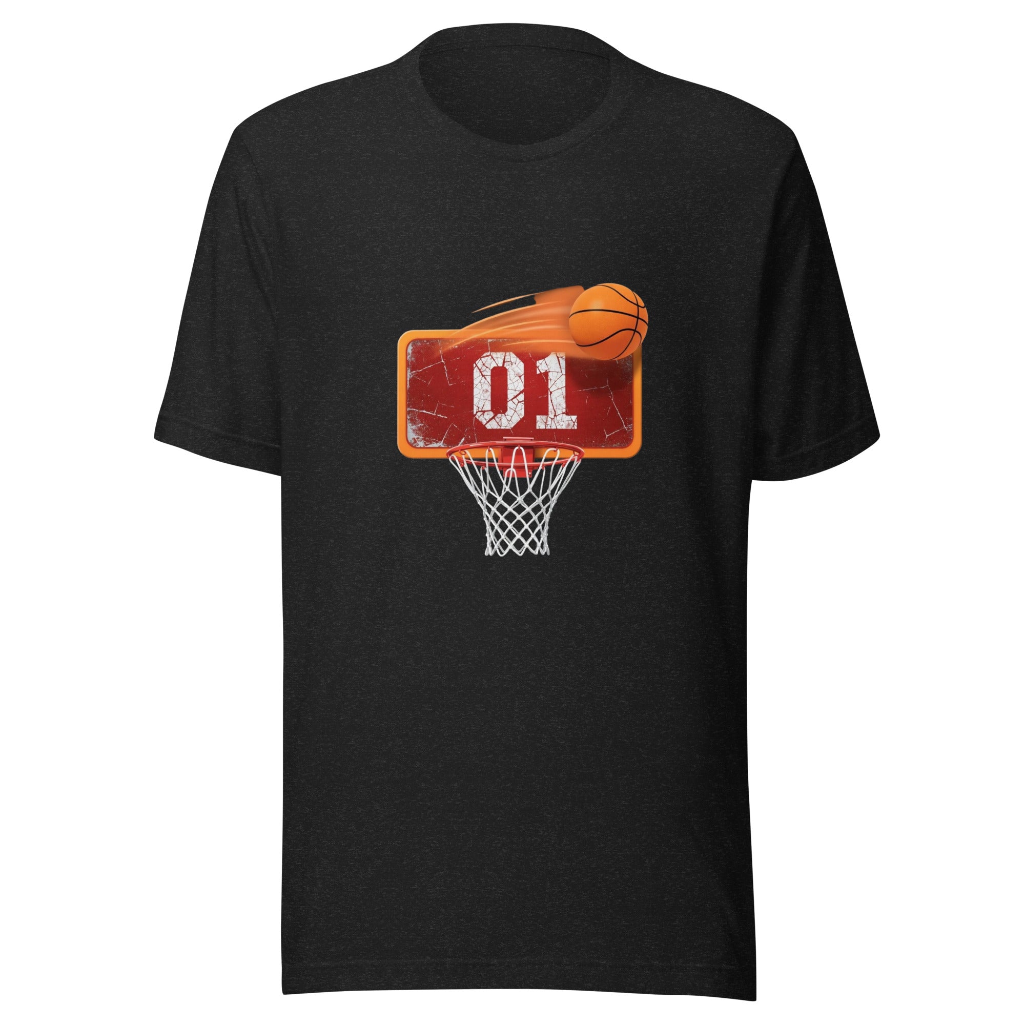 black Buzzer Beater t-shirt neon orange glow countdown basketbal
